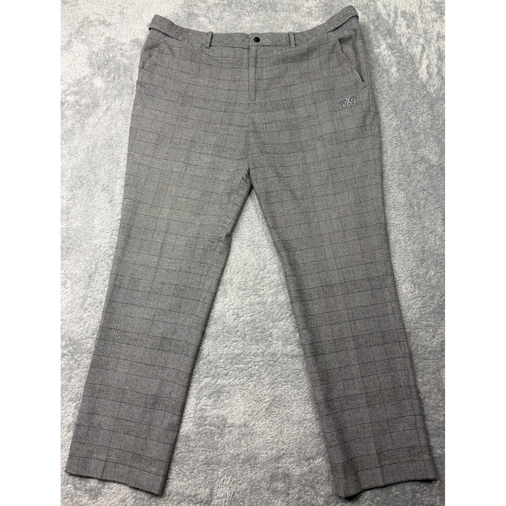 PXG Parsons Xtreme Golf Pants‎ Mens 40x29.5 Prince of Wales Plaid Performance
